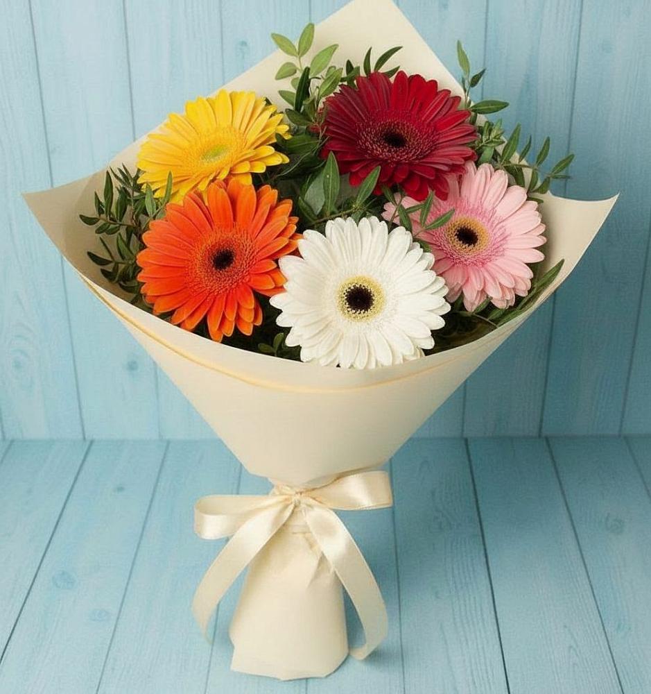 Букет цветов из: Герберы в Салаире