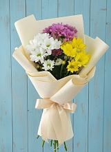 Букет цветов из:  Хризантемы в Салаире