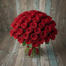 Букет 55 Красных роз Фридом #REPLACE_PRED# Салаире
