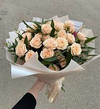 Букет Кремовые розы Латте в Салаире