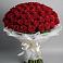 Букет 101 Красная роза Блэк Мэджик в Салаире