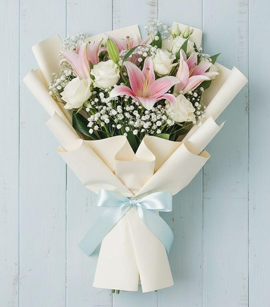 Букет цветов из: Лилии в Салаире