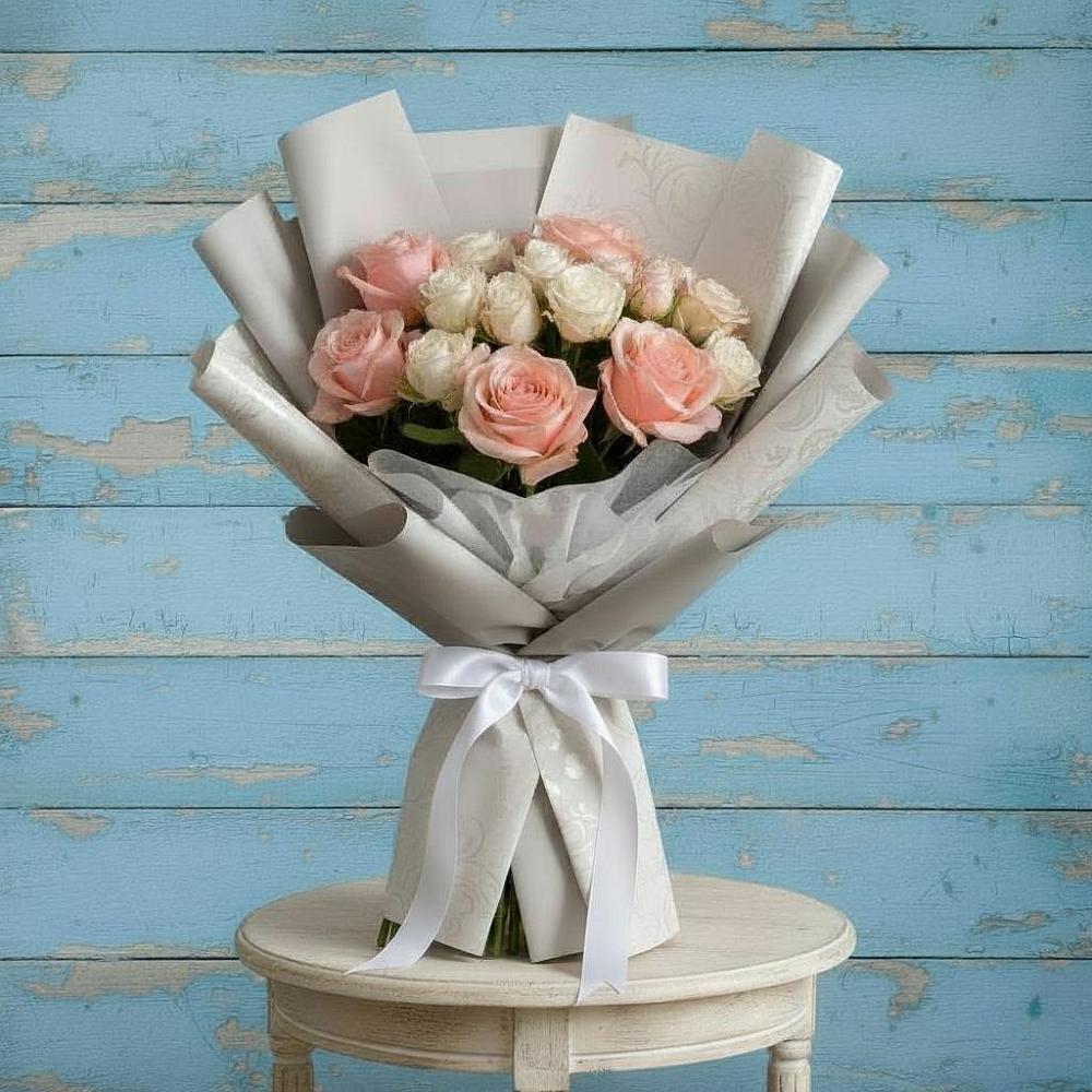 Букет цветов из: Розы в Салаире