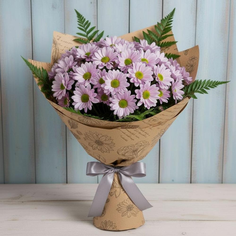 Букет цветов из: Хризантемы в Салаире
