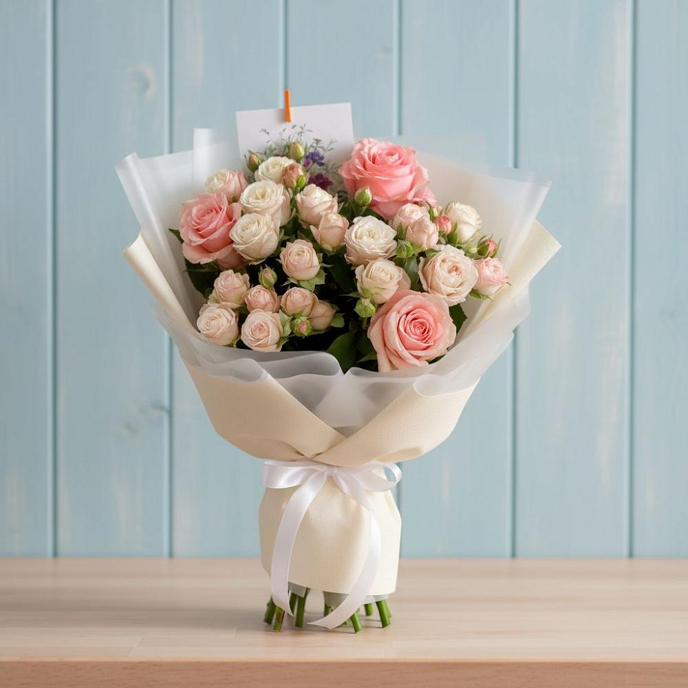 Букет цветов из: Розы в Салаире