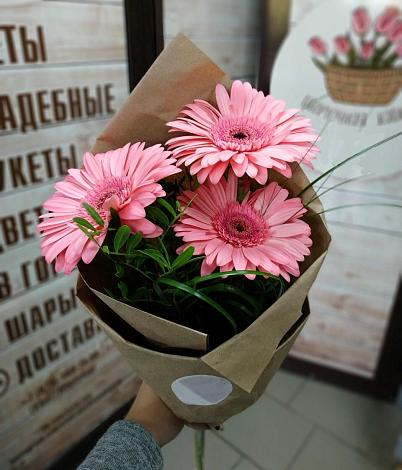 Букет цветов из: Герберы в Салаире