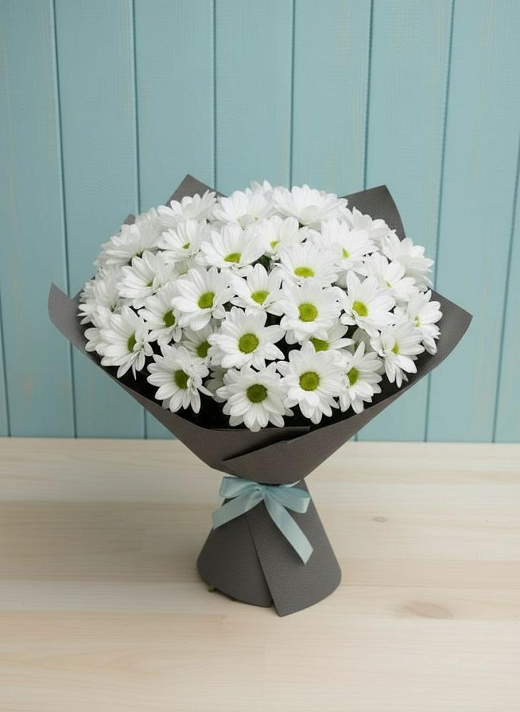 Букет цветов из: Хризантемы в Салаире