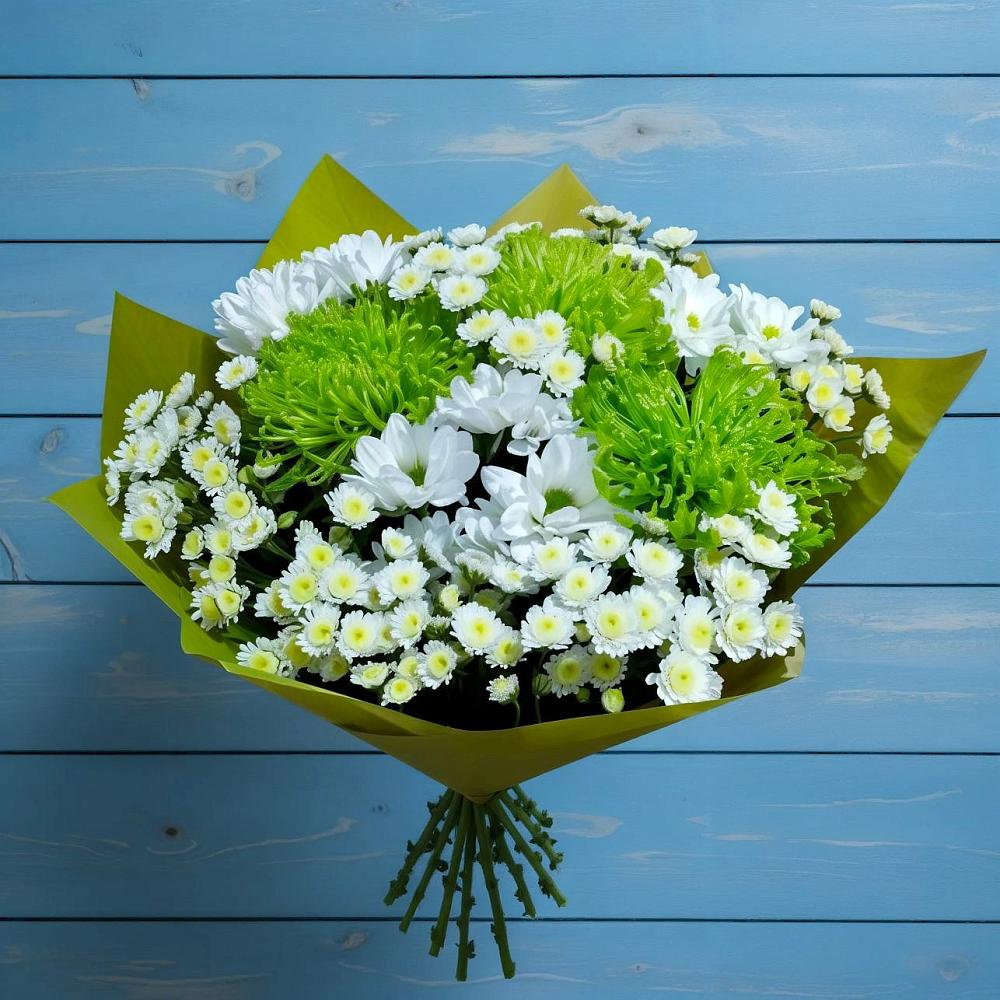 Букет цветов из: Хризантемы в Салаире