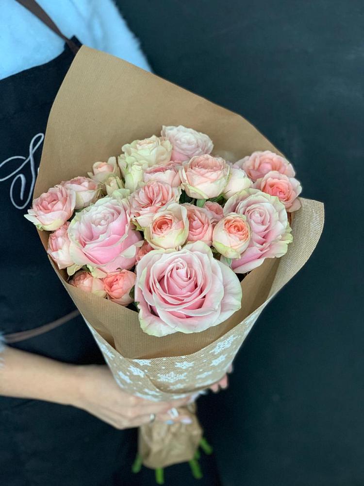 Букет цветов из: Хризантемы и Розы в Салаире