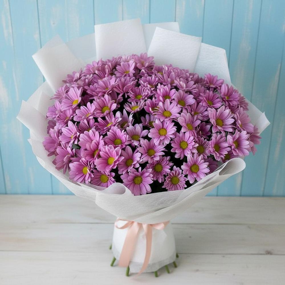 Букет цветов из: Хризантемы в Салаире