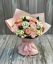 Букет цветов из:  Гвоздики, Розы и Хризантемы #REPLACE_PRED# Салаире