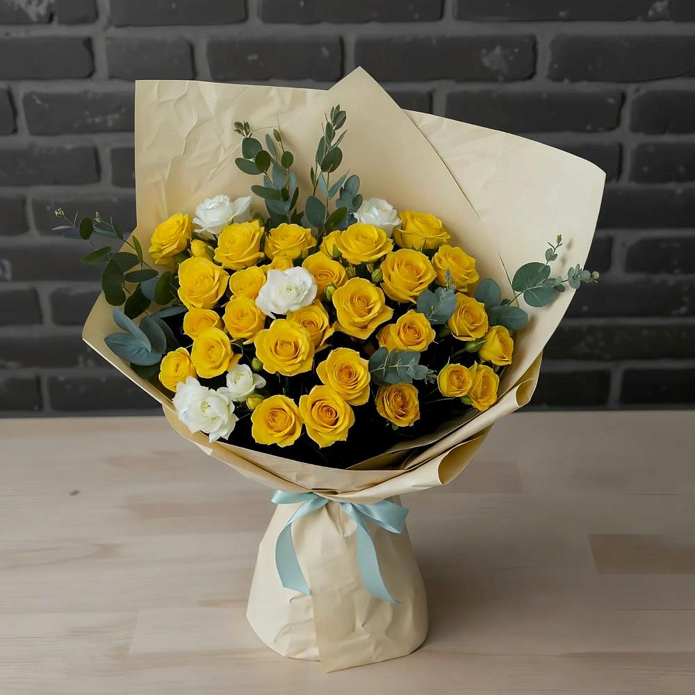 Букет цветов из: Розы в Салаире