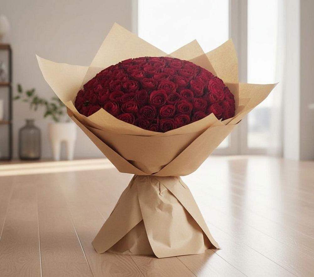 Букет 101 Красная роза в Салаире
