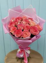 Букет 15 Розовых роз Равель в Салаире