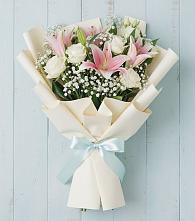 Букет цветов из:  Лилии #REPLACE_PRED# Салаире